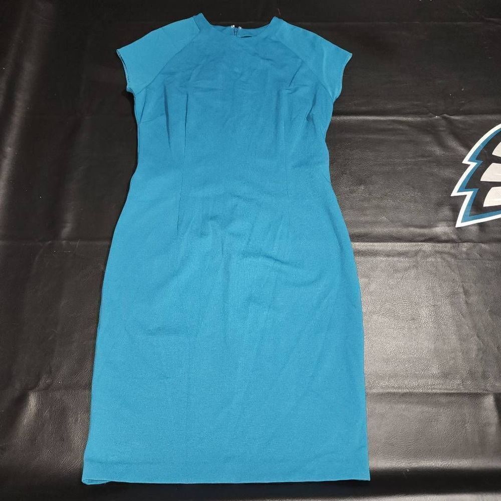 NWT Stella McCartney Teal Blue Dress 46 10 12